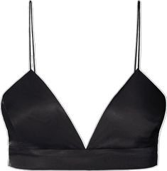 Chic Fitted Triangle Top Bra, Elegant Bra-friendly Crop Top For Evening, Elegant Evening Crop Top, Bra Friendly, Elegant Evening Crop Top, Bra-friendly, Black Cropped Tops With Removable Bra Pads, Chic Bra Friendly Crop Top For Evening, Black Cropped Top With Removable Bra Pads, Chic Evening Crop Top Comfortable Fit, Elegant V-neck Summer Bra