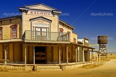 Image detail for -... wooden water tower along the dirt road of an old American western town Prime Suspect, Tombstone Arizona, Poker Tournament