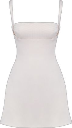 Sleeveless Shapewear With Medium Bust Support, Fitted Sleeveless Beige Shapewear, Elegant Sleeveless Lined Body Shapewear, Elegant Beige Sleeveless Shapewear, Elegant Sleeveless Stretch Shapewear, Sleeveless Shapewear With Built-in Bra, Beige Sleeveless Shapewear, Feminine Cream Mini Dress With Square Neck, White Satin Mini Dress With Square Neck