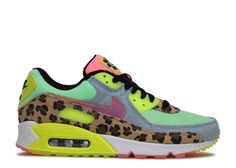 Wmns Air Max 90 LX 'Illusion Green' - Nike - CW3499 300 - illusion green/sunset pulse/black/white | Flight Club Sporty Nike Air Max With Cushioned Footbed, Nike Air Max Green For Women, Nike Air Max 90 Yellow, Nike Air Max Vert, Nike Air Max Lime Green, Nike Air Max 90 Sun Club, Green Nike Air Max Shoes, Nike Air Max 90 Easter, Nike Retro Air Max