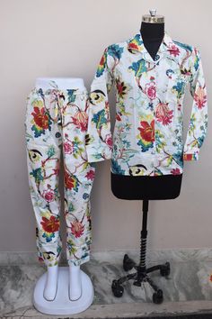 Fabtexstore :-  Pajama Set, Beautiful Cotton Pajama Set, Women Pajama Set, Night Suit, Indian Pajama Set, Pure Cotton Robe, Casual Wear, Gifts For Her Experience ultimate relaxation with our cotton Night Suit for women. Made from premium cotton, these cotton Night Suit for women provide a soft, smooth touch against your skin, making them perfect Summer Night Dress for Women for a cozy night's sleep that beat the heat. 1. 100% Cotton fabric for breath ability and softness. 2. Relaxed fit for restful sleep 3. Elegant V-nack design with adjustable straps 4. Side pockets for convenience 5. Perfect for sleep, lounge, or yoga Size :- Medium - 40 - Inches XL -           44 - Inches  Color : - Same As Images Item :-  Women's Night Dress, Cotton PJ Set, Floral Pajama Set, Summer Dress For Women,  P Night Dress Cotton, Table Cloth Curtains, Pajama Set Summer, Summer Night Dress, Bohemian Cotton Dresses, Cotton Night Suit, Cotton Pajama Set Women, Cotton Night Dress, Night Suit For Women