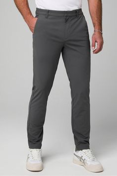 The Don Trouser (Slim Fit) FL2 Onyx male Activewear >> Mens >> Bottom >> Pants Don RepelKnit regular Golf 4-Way Stretch/Anti-Chafe/Breathable/Cell Phone Pocket/External Pockets/Mildew Resistent/Pockets/Quick-Dry/Recycled Materials/Slim Fit/UPF Protection/Water-Resistant/Zip Pockets Compressive Elastane Training Pants, Elastane Full-length Training Pants, Anti Chafing, The Don, Slim Fit Trousers, Like A Boss, Mens Activewear, Mens Bottom, Zip Pockets