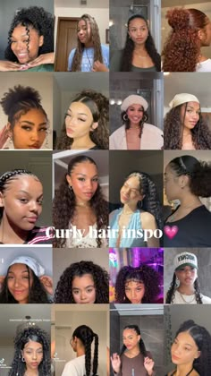 Low Prosperity Hair, 3c 4a Curly Hair, Summer Curly Hairstyles, Cute Christmas Hairstyles, Hair Shrinkage, Preppy Hairstyles, Curly Hair Inspo, Curly Hair Beauty, Girls Hairstyles Easy