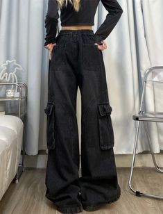 Lunivop Women's Blue Cargo Jeans Baggy Harajuku Y2k 90s Aesthetic Oversize Denim Trousers Korean Jean Pants Vintage 2000s Trashy Clothes Material: COTTON Material: POLYESTER Elasticity: Slight Strech Fabric Type: Softener Length: full length Fit Type: regular Style: vintage Decoration: Pockets About The Size: 1.Asian sizes are1 to 2 sizes smaller than European and American people, Please choose 1-2 size larger than usual, thank you! 2 If you feel difficult to choose the size ,you can feel free to contact mewe will give you some suggestion,but it is for you reference only. Color Difference: As we all know ,the different computers display colors differently, the color of the actual item may vary slightly from the following images. Y2k 90s Aesthetic, Trashy Clothes, Blue Cargo Jeans, 2000s Trashy, Streetwear Cargo Pants, Korean Jeans, Trashy Outfits, Clothes Material, Summer Bodycon Dress