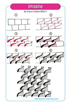 the instructions for how to draw an image with different lines and shapes, including one line