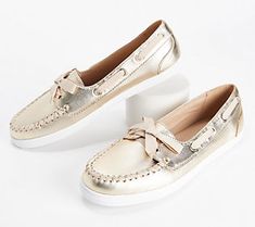 For those days when your OOTD is casual but calls for a shoe a little more polished than a sandal or sneak, these chic leather loafers are the "it" pick. Perfect for dining waterside, exploring on vacay, or strolling through your favorite little town, they add that extra stylish touch. From Jack Rogers. Summer Leather Loafers With Round Toe, Formal Summer Moccasins With Almond Toe, Formal Almond Toe Moccasins For Summer, Summer Formal Almond Toe Moccasins, Formal Summer Almond Toe Moccasins, Summer Low-top Boat Shoes With Rubber Sole, Spring Slip-on Boat Shoes With Textured Sole, Spring Leather Flat Boat Shoes, Spring Leather Boat Shoes