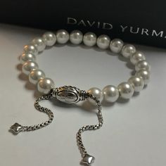 I Buy David Yurman Bead Bracelet To Restore Them, And Make Them Look And Feel Like Brand New. Then Sell Them To Be Able To Support My Family Economically. It Comes It A David Yurman Pouches Luxury White Pearl Jubilee-style Bracelet, Luxury White Beaded Bracelets, Luxury White Beaded Pearl Bracelet, Elegant Pearl White Beaded Bracelets With 8mm Beads, Luxury Beaded Pearl Bracelet, Adjustable White Luxury Bracelet, Luxury Adjustable White Bracelets, Luxury White Adjustable Bracelet, Elegant Pearl White Bracelets With 8mm Beads