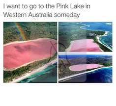 the pink lake in western australia is so colorful that it looks like something from another planet