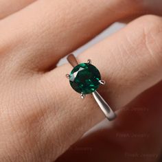 * A Classic 4 Prongs Round Cut Emerald Ring * An Infallible Choice for Anniversary, Engagement, Birthday and Daily Occasion. ◆ Production Description: Main stone Type: Emerald Main Stone Shape: Round Cut Main Stone Size: 8*8mm Side stone: NONE Metal: 925 Sterling silver - Other options available in the drop down menu ◆ Customization: √Free for Add Engraving √Other Metal Type Available √Other Gemstones & Shapes Available √Personalization Requests Available ◆ Packaging: To give you a complete Solitaire Jewelry For Promise With May Birthstone, Round Emerald Solitaire Ring For Promise, Classic Crystal Ring With May Birthstone, Classic Crystal Ring For May Birthstone, Classic Crystal May Birthstone Ring, Vs Clarity Round Emerald Jewelry, Solitaire Promise Ring With May Birthstone, Solitaire Crystal Ring For May Birthstone, May Birthstone Solitaire Crystal Ring