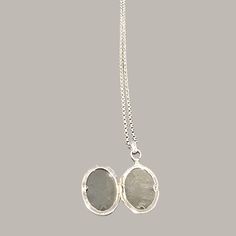 Nwot Sterling Silver Locket Necklace With 20” Chain Sterling Silver Oval Link Locket Jewelry, Everyday Sterling Silver Locket Necklace, Silver Chain Medallion Necklaces For Gifts, Medallion Necklaces With Silver Chain For Gifts, Medallion Necklace With Silver Chain For Gifts, Classic Oval Nickel-free Necklace, Silver Chain Medallion Jewelry Gift, Silver Pendant Locket Chain Necklace, Silver Oval Locket Necklace With Adjustable Chain