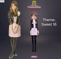 #dti #dresstoimpress #dresstoimpressupdate #dresstoimpressoutfits #sweet16 #debbyryan #16wished #theme #dresstoimpressideas Dti Theme Sweet 16, Dress To Impress Sweet 16, Gacha Hacks, Sweet 16 Themes, Dti Hacks, Roblox Dress, Dti Fits, Dti Outfits