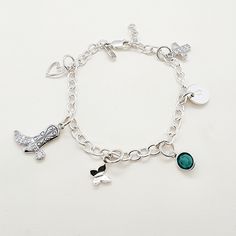 This Silver Charm Bracelet is a stylish and versatile accessory for women. Made of high-quality .925 sterling silver, this bracelet adds a touch of elegance to any outfit. With its simple yet eye-catching design, it is perfect for everyday wear or special occasions. Enhance your style with this must-have piece. The bracelet is 7" long, and charms are sold separately. Dainty Silver Stainless Steel Bracelet, Dainty Silver Stainless Steel Bracelets, Classic Adjustable Silver Chain Charm Bracelet, Trendy Sterling Silver Charms Jewelry, Trendy Sterling Silver Jewelry With Charms, Nickel-free Metal Bracelets, Trendy Sterling Silver Chain Bracelet In Silver, Trendy Nickel-free Silver Bracelet, Elegant Sterling Silver Charms Bracelet For Everyday