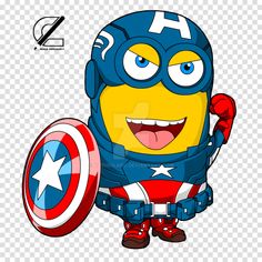 an image of captain america cartoon character