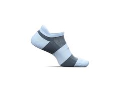 Feetures High Performance Cushion No Show Tab - Women's No Show Socks Shoes : Stormy Sky : These Feetures High Performance Cushion No Show Tab socks are a classic design that are engineered for high impact activities so you can push your workout that extra distance! No-show cut keeps your socks just out of sight and your feet feeling dry and comfy. Sold as one-pair pack. Power bands of Lycra, designed to contour to each individual foot, lead to an enhanced fit, which reduces movement to avoid bl Comfortable Running Socks Sweat Resistant, Comfortable Sweat Resistant Running Socks, Comfortable Sweat-resistant Running Socks, Athleisure Training Socks With Arch Support, Breathable Sports Socks, Sporty Breathable Socks For Workout, Gray Sweat-resistant Training Socks, Breathable Supportive Socks For Sports, Breathable Supportive Sports Socks