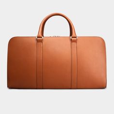 Leather Weekend Bag Palissy | Carl Friedrik™ Designer Suitcases, Airport Outfits, Designer Luggage, Leather Weekender Bag, Leather Weekender, Luggage Labels, Luggage Brands, Vintage Luggage, Inside Bag