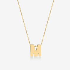 14k Solid Gold Initial Necklace - Gold Personalized Name Necklace - 14k Letter Necklace - Fine Jewelry - Gift for Mom, Wife - Birthday Gift 14k Solid Gold Customized Initial Necklace will be stylish and elegant on your neck. You can wear Real Gold Letter Pendant everyday. Alphabet necklace is very suitable and minimalist style. HAPPY MOTHER'S DAY * HAPPY VALENTINES DAY * HAPPY BIRTHDAY * You are going to LOVE it 🔳WARRANTY🔳 *6 Months warranty. *Free Shipping without price limit. *Easy Return an Classic 14k Gold Initial Pendant Necklace, Classic Tan Necklace With Initials, 14k Gold Initial Pendant Necklace With Name, 14k Gold Name Initial Pendant Necklace, 14k Gold Necklace With Initial Pendant, 14k Gold Initials Necklace For Mother's Day, 14k Yellow Gold Monogram Charm Necklace, 14k Gold Yellow Monogram Charm Necklace, 14k Gold Monogram Charm Necklace In Yellow Gold