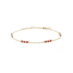 PRICES MAY VARY. DESCRIPTION - Enhance your style with our 14K Solid Gold Red Bead Station Bracelet for Women, a timeless and vibrant piece that adds a touch of elegance and color to your everyday look, perfect for expressing your unique charm and sophistication. SIZE — Here’s the sizes of your new favorite piece! The Bead Diameter: 1.5 mm/0.06 in, Chain Length: 7 in AUTHENTIC MATERIALS — We use only authentic and high quality materials like 14k real gold and diamond and various gemstones. To en Red Gold Bracelet, Gold Jewelry Gift, Station Bracelet, Bracelet Initial, Ruby Bracelet, Gold And Red, Red Beads, Red Bracelets, Simple Bracelets