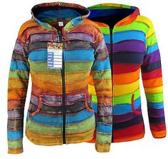 Great shopping ideas for Ladies Hippie Striped Rainbow Winter Pixie Pointed Long Hood Elf Hoodie Jacket, Women's clothing Multicolor Hooded Hoodie With Pockets, Multicolor Hooded Jacket With Double-lined Hood, Multicolor Long Sleeve Hooded Jacket With Pockets, Multicolor Winter Hooded Jacket With Pockets, Multicolor Hooded Jacket With Double-lined Hood For Fall, Multicolor Hoodie With Pockets For Spring, Multicolor Double-lined Hooded Jacket For Fall, Multicolor Casual Winter Hooded Jacket, Multicolor Spring Hoodie With Pockets