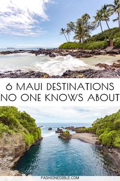 the ocean with text overlay that says 10 must destinations to see and do in hawaii