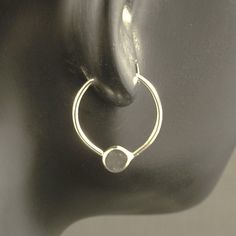 Silver Hoop Earrings / Little Silver Hoops / Sterling Silver Hoops / Argentium - Customize to Your Size - Seamless Endless Catchless Hoops Awesome earrings for the individual with an active life or for those who like to put in a pair of earrings and just leave them there.  Simple but not just a plain hoop. I made the pictured pair from 20g sterling silver wire, the standard North American ear wire size, and they are 15mm or one half inch in diameter.  Now available in 18, 19, and 20g.  20g - new Adjustable White Gold Hoop Earrings, Minimalist Hoop Nose Ring, Adjustable Pierced White Gold Hoop Earrings, Elegant Nickel-free Hoop Nose Ring, Elegant Small Hoop Nickel-free Nose Rings, Elegant Nickel-free Small Hoop Nose Rings, Elegant Small Hoop Nose Rings Nickel Free, White Gold Cartilage Earrings With Ear Wire, Nickel-free Small Hoop Cartilage Earrings For Anniversary