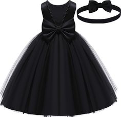 PRICES MAY VARY. This Regular Floor Length Elegant Black Dress for your Little Baby Girl to Ware Beautifully and Comfortably on Birthday, Wedding, First Communion, Ceremony, Baptism, Pageant and Holiday Parties. All our dresses are made with soft Fabric to be comfortable on your baby’s delicate skin. The materials used are durable, reliable, and of the highest quality. This Dress Featured with 3 layers of Chiffon Laces all around and Front upper part decorated with hand stitched Pearl around the Yellow Flower Girl Dresses, Tulle Party Dress, Elegant Black Dress, Toddler Flower Girl Dresses, Wedding Flower Girl Dresses, Black Dress Formal, Wedding Flower Girl, Pageant Dresses, Girls Party Dress