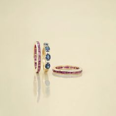 Gold(14K) : 10.13gDiamonds : (VS clarity & H-I colour) : (Brilliant cut ) : 0.06ctGemstone : Ruby : 5.76ct Blue Sapphire : 2.29ct Ruby And Pink Sapphire Ring, Elegant Red Multi-stone Sapphire Ring, Multicolor Multi-stone Ruby Ring Gift, Pink Sapphire Ruby Ring With Multi-stone For Gift, Heirloom Multi-stone Ruby Ring In 14k Gold, Ruby Ring Set, Ice Popsicle, Festival Necklace, Ruby Bands