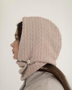 This women's scarf with a hood is made of pure cotton and has a fleece lining, so it will warm you and protect you from the cold winter wind.👌 This hat is so cozy, soft and warm, it is very comfortable to use because it goes as hat and neck warmer together. There are different colors, so you can choose exactly what will fit to your style. SEND AS GIFT: ❤️ If you need gift box, congratulatory message and express shipping, you can choose it all during checkout the order in the cart. (You can type Warm Outdoor Bonnet Cap, Windproof Beanie Hat One Size, Hooded Fleece-lined Balaclava For Winter, Warm Bonnet For Outdoor Use, Winter Cotton Bonnet Cap, Cotton Winter Bonnet, Cozy Adjustable Winter Bonnet, Adjustable Cotton Winter Bonnet, Knitted Winter Bonnet Cap