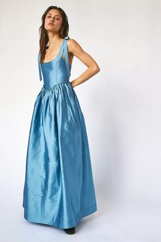 Louise New York Marie Dress | Free People Louise New York Marie Dress, Bellas Wedding, Blue Wedding Guest Dresses, Trendy Bridesmaids, Fall Winter Dress, Beaded Formal Dress, Elegant Lady, Grad Dresses, Flattering Dresses