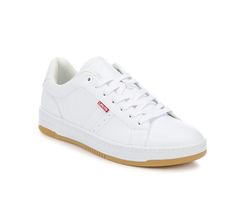 Men's Levis Carson Casual Sneakers | Shoe Carnival Slip-resistant Round Toe Sneakers For Sports, Sporty Synthetic Skate Shoes With Laces, White Sole Slip-resistant Skate Shoes For Sports, Mid-top Synthetic Sneakers With Laces, Synthetic Mid-top Sneakers With Laces, Sports Sneakers With Cushioned Footbed And Round Toe, Lace-up Sneakers With Ortholite Insole And White Sole, White Sole Skate Shoes With Cushioned Footbed, Skate Shoes With Cushioned Footbed And White Sole