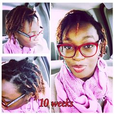 Budding Locs. 10 weeks in! Loc Petal Bob, 5 Year Loc Journey, 2 Month Locs Journey, Wicks Locs On Females