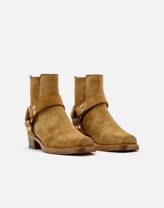 RE/DONE | Cavalry Boot in Caramel Suede