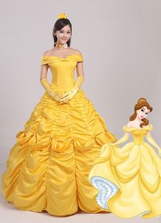 On Sale Disney Movie Cosplay Belle Costume Adult Princess Belle Dress Belles Dress Beauty And The Beast, Disney Cosplay Costumes, Belle Dress Disney, Merida Dress, Princess Belle Dress, Belle Halloween, Belle Princess, Movie Cosplay, Belle Cosplay