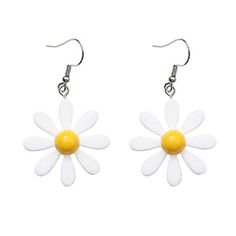 Daisy Earrings These darling Daisy Earrings are the perfect addition to any outfit! With their delicate design and kawaii charm, they are sure to bring a touch of cuteness to your day. Made with high-quality materials, they are both stylish and durable. Perfect for any occasion, they make a great gift for yourself or a loved one. Size: 5 cm/ 1.9 in