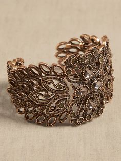 Jewelry for Women | Banana Republic Elegant Bronze Bangle Bracelet, Opulent Party Jewelry With Intricate Design, Elegant Bronze Bangle, Elegant Bronze Bangle Jewelry, Elegant Bronze Bangle As Gift, Elegant Jeweled Cuff Bracelet For Party, Elegant Cuff Bracelet With Intricate Design, Elegant Adjustable Bronze Cuff Bracelet, Adjustable Elegant Bronze Cuff Bracelet