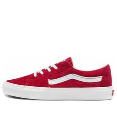 Vans Unisex SK8-Low Sneakers Red VN0A4UUKB7T (SNKR/Skate/Casual/Low Top) University Red Low-top Skateboarding Sneakers, University Red Low-top Sneakers For Skateboarding, Casual University Red Lace-up Skate Shoes, Vans Sneakers In University Red For Streetwear, Vans Lace-up Skate Shoes With Red Sole, Red Vans Sneakers With Rubber Sole, Red Lace-up Vans Sneakers, Vans Skate Shoes With Red Sole For Streetwear, Vans University Red Lace-up Sneakers