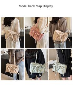 Weiyinxing New Korean Bow Nylon Shoulder Bag Fashionable and Sweet Des – weiyinxing