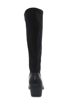 Rugged leather and contour-defining stretch fabric create an ideal fit and sleek silhouette in this knee-high boot set on an all-day-comfortable rubber sole. 1 3/4" heel, 14 1/2" shaft, 15" circumference (size 8.5) Leather and textile upper and lining/rubber sole Imported Rugged Leather, Tall Boot, Tall Boots, Knee High Boots, Knee High, Stretch Fabric, Rubber Sole, Womens Boots, Nordstrom