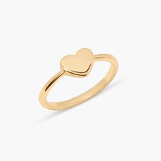 Wrap your heart in gold with the Ruby Heart Ring! This sweet ring will make your heart flutter! An ideal gift for the one you love, it's sure to spark love with every wear! Available in 14k gold plated brass Heart size: 1/4" x 1/4" Band width: 1mm Protected with an anti-tarnish barrier SKU: BYR1114 Ruby Heart Ring, Tennis Jewelry, Preppy Jewelry, Ruby Heart, Sweet Ring, Wife Christmas, Heart Flutter, Anniversary Gift For Wife, Heart Shaped Jewelry