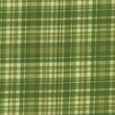 a green and white plaid fabric