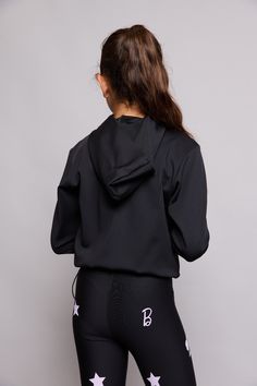 A sustainable garment that is made when you order it. Simplistically playful with the distinction and fun of Barbie. Live life and look good while doing it. The girls Astra Tennis pull over hoodie is a soft, stretchy court essential that wicks sweat so you can stay focused on your match. The bottom hem has an adjustable elastic band with toggle to achieve the perfect fit. Fabric: 43% Polyester 43% Nylon 14% Lycra This item is made to order Made in the USA Quick Dry Fabric UPF50 Comfort stretch f Pink Sports Hoodie With Ribbed Cuffs, Sporty Micro-elastic Sweat-resistant Activewear, Lycra Leggings Kids, Pull Over Hoodie, Hoodie Girl, Stay Focused, Barbie Girl, Wicks, Elastic Band