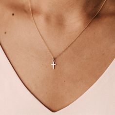 Part of our Madi Nelson x Tiny Tags Collection, our unique and delicate take on this meaningful symbol is perfect to wear alone or layered with your favorite necklace. vermeil: sterling silver base with 100+ mls of 24k gold hangs on a 14k gold filled chain cross is 9mm tall and 5.5mm wide also available in sterling silver + 14k yellow gold + pavé diamond Layered Necklaces Cross, Womens Gold Necklaces, Madi Nelson, Cross Necklace Simple, Cross Necklace Women, Tiny Tags, Wife Jewelry, Jewelry Cross, Gold Cross Necklace