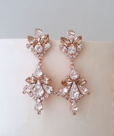 "✤ I can make these earrings with many available other colors to match your wedding party scheme (or any available other occasion). Please just contact me. ✤ Matching bracelet here: https://etsy.me/2m0OSHZ https://etsy.me/2lZU8LW https://etsy.me/2lzB0Ef https://etsy.me/2lYNyW2 https://etsy.me/2lEgimz ✤ Matching necklace here: https://etsy.me/2kuVQ7F https://etsy.me/2lyBOcu ✤ Matching hair comb here: https://etsy.me/2lE2oRm ✤ Available in other metal finishes at the drop-down menu. ✤ Made with pr Valentine Cupcakes, Blue Bridal Earrings, Black Crystal Earrings, Fav Products, White Opal Earrings, Long Chandelier, Large Stud Earrings, Crystal Earrings Wedding, Bridal Earrings Drop