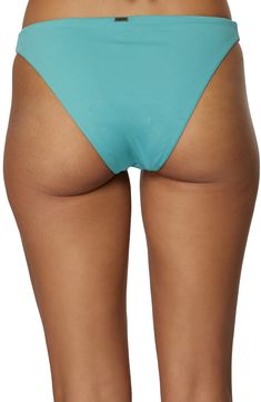 Create endless beach looks with these solid low-rise bikini bottoms in a smooth, supportive fabric. 85% polyamide, 15% elastane Hand wash, dry flat Imported Seamless Tie-side Bottoms For Beach Season, Seamless Tie-side Bottoms For Sunbathing, Seamless Tie-side Bottoms For Poolside, Seamless Tie-side Pool Bottoms, Seamless Tie-side Bottoms For Pool, Summer Elastane Swimwear, Smoothing Blue Bottoms For Beach, Solid Seamless Bottoms For Poolside, Blue Seamless Tie-side Bottoms