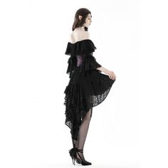 This gothic corset is a purple underbust corset. It is detailed with butterfly embroidery, lace patchwork, and irregular hem. The lace-up on the side and zipper on the back. Slightly elastic fabric. 
 
Material: Polyester; Nylon; Spandex 
Weight: 0.158KG 
Size: XS-XXL 
SKU:?CW055 Lace Underbust Corset, Gothic Butterfly, Gothic Corset, Butterfly Embroidery, Lace Splicing, Underbust Corset, Lace Neckline, Lace Patchwork, Irregular Hem