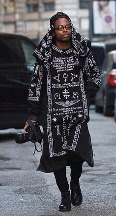 African Goth, Afro Punk Fashion, Street Goth, Afrikaanse Mode, Cyberpunk Fashion, Afro Punk, African Men Fashion, Looks Black, Black Men Fashion