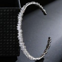 Bracelets Type: Cuff Bracelet
Material: Cubic Zirconia Shop Website, Christmas Gift Jewelry, Gorgeous Bracelet, Girl Party, Bracelet Collection, Cuff Bangles, Fashion Luxury, Gold Bangles, Beautiful Bracelet