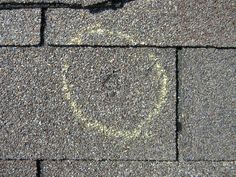 an image of a circle on the pavement