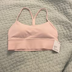 Lululemon Flow Y Longline Bra *Nulu - Size 4 - Flush Pink Never Worn ** New With Tags!! Send Me An Offer! Lululemon Sports Bra Pink, Lulu Sports Bra Aesthetic, Spring Workout Sports Bra With Light Support, Spring Yoga Sports Bra With Go-dry Technology, Spring Athleisure Sports Bra For Pilates, Lululemon Bra Sport Bras, Sports Bra Aesthetic, Lulu Lemon Sports Bras, Lulu Bra