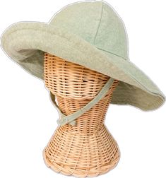 Adjustable Green Sun Hat, Green Wide Brim Sun Hat With Uv Protection, Green Sun Hat For Beach, Green Wide Brim Sun Hat For Travel, Green Brimmed Sun Hat For Vacation, Green Sun Hat With Uv Protection And Curved Brim, Green Brimmed Straw Hat, Summer Green Flat Brim Sun Hat, Green Wide Brim Sun Hat For Vacation