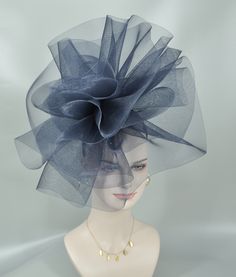 This is a very beautiful large fascinator hat, if you need feathers or butterflies' decorations, please contact me. 💃1. All hats will be sent from Rockville, MD, 20850, using FedEx Ground (1- 5 business days if the shipping box circumference is above 263 inches, length + width+ height) or USPS priority shipping service (1-3 Business Days the shipping box circumference is below 263 inches, length + width+ height) 🍹2.Overnight shipping service is available, please contact the seller first if you Feather Fascinator For Royal Ascot, Elegant Mini Hats With Feathers For Carnival, Elegant Feathered Fascinator For Party, Elegant Feather Trim Top Hat For Party, Elegant Feather Fascinator For Party, Elegant Party Top Hat With Feather Trim, Elegant Carnival Hat Headpiece, Elegant Party Costume Hats And Headpieces With Feather Trim, Elegant Hats For Wedding And Carnival